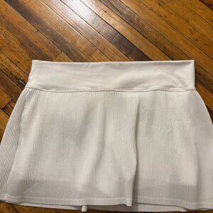 All In Motion XL White Micro-Pleated Tennis Skirt